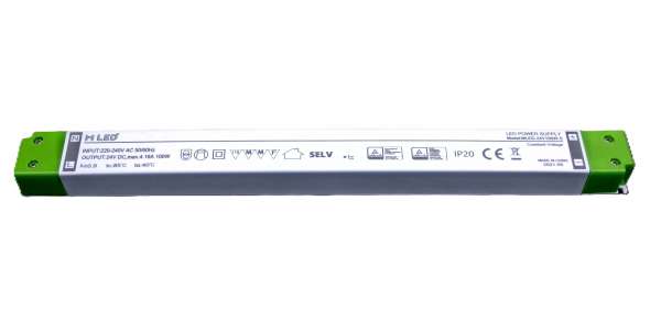 24V 100W DC SLIM Netzteil für LED-Strips 4,167A stabilisiert Strip Trafo LED-Stromversorgung, TÜV-geprüft