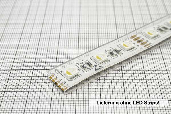 Meterware 12mm Silikon-Schlauch zur Aufnahme von 12 mm breiten LED-Strips /  IP67 Zubehör wasserfest, Silikon Schläuche, LED-Outdoor-Strips + Zubehör, LED-STRIPS
