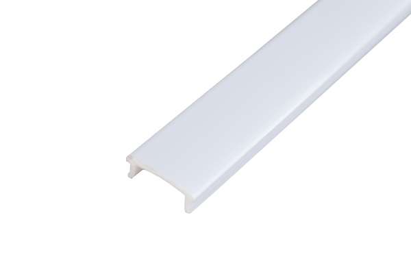 Abdeckung Opal 1m einzeln für LED Alu-Profil Aufbau (107107) oder Einbau  (107108) für LED-Strips, Ersatz-Abdeckungen, LED ALU-PROFILE