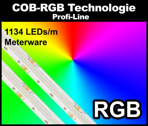 COB led strip 8mm 480 leds / m 920 Lumens / m