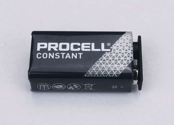 Duracell Procell Constant Alkaline Batterie 9V E-Block 6LR61