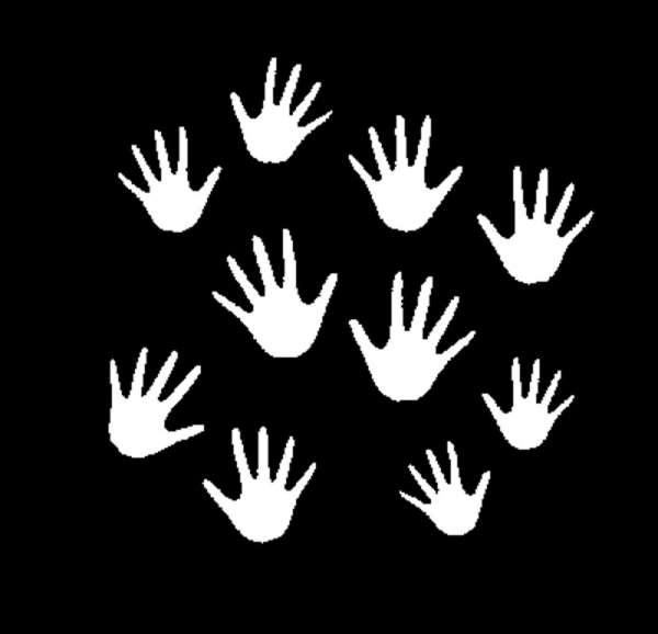 E-Gobo "Hands" Metallgobo